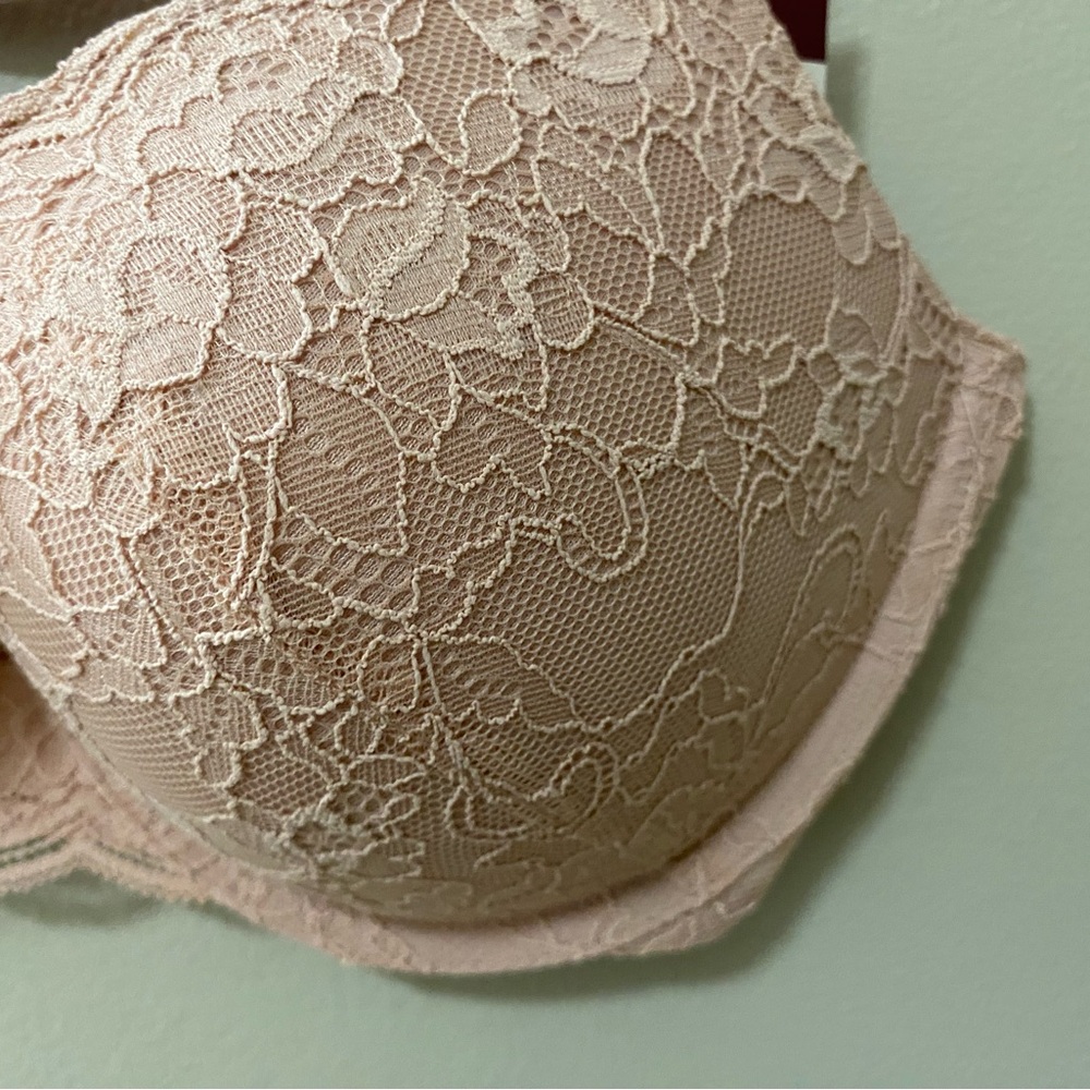 Joyspun push up bra lot 38B lace underwire black pink plunge new with tags - Picture 5 of 11